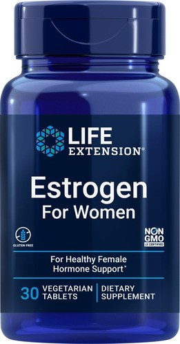Life Extension, Estrogênio Para Mulheres, 30 Comprimidos Veg