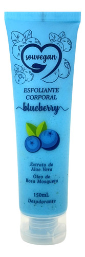 Esfoliante Corporal Sou Vegan Blueberry Hidratante 150ml