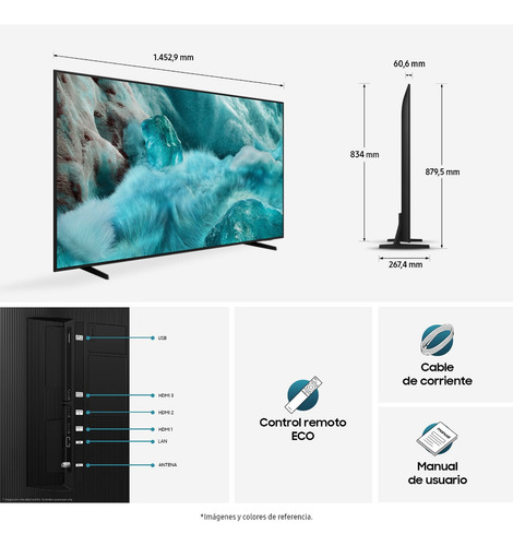 Televisor Smart 65 Qled 4k Q7fa 2025