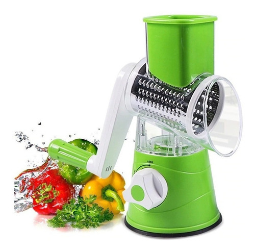 Imagen 5 de 10 de Rallador Mandolina Manual Multi Verduras Vegetales Queso