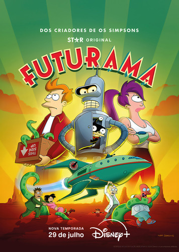 Superpôster Mundo Dos Super-heróis - Futurama, De Editora Europa., Vol. 1. Editorial Europa, Capa Mole, Edição 2024-09-26 00:00:00 Em Português