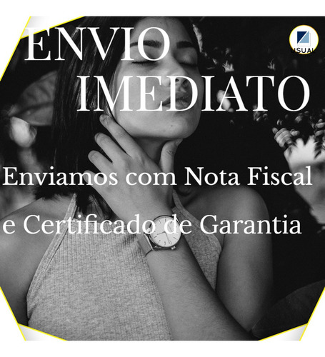 Presente Mulher Cristã Kit Relógio Seculus Colar E Brinco