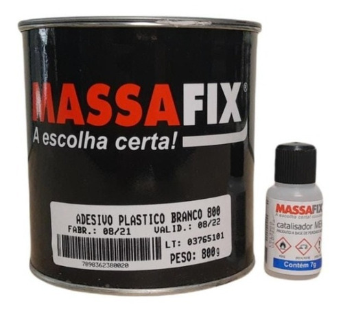 Kit C/24 Massa Plástica Branca 800g Royal (com Catalisador)