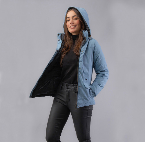 Chamarra Chaqueta Abrigo Mujer Invierno Moda Casual 0005