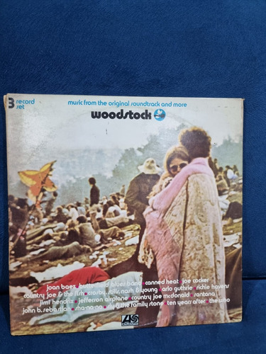 Woodstock - Music From... Vinilo Triple Japonés 1971