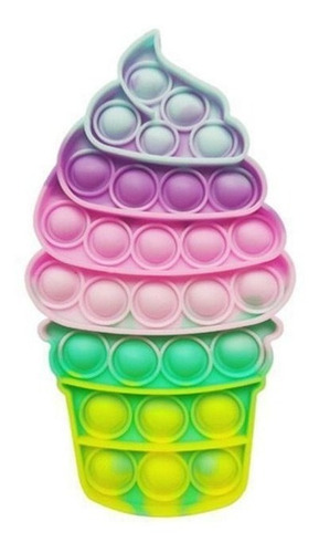 Popit Helado 12 Cm Juego Regalo Infantil Pop It Silicona