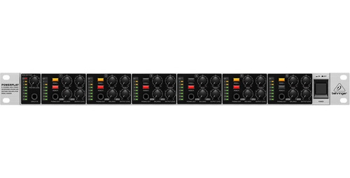 Behringer Ha6000 Amplificador Audífonos Auricular 6 Canales Color Negro/Plateado