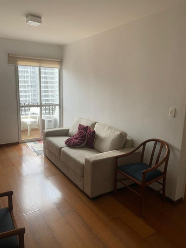 Imagem 1 de 10 de Apto Brooklin | 1 Quartos | 45 M² | Cond: R$760.00 | 1 Vaga - 64l0wz
