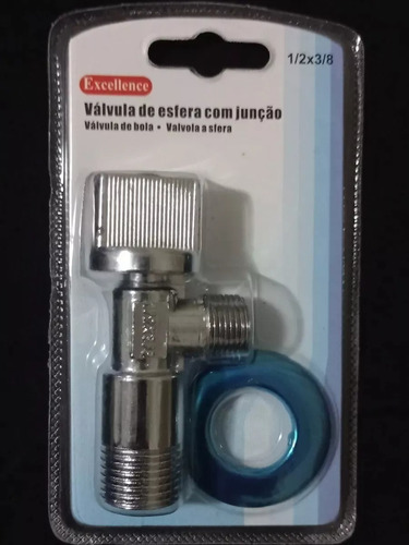 Llave Wc Angular Cromada C/flange 1/2 He X 1/2 He