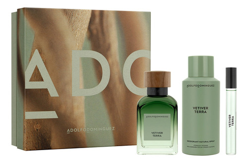 Adolfo Dominguez Vetiver Terra Perfume Para Hombre