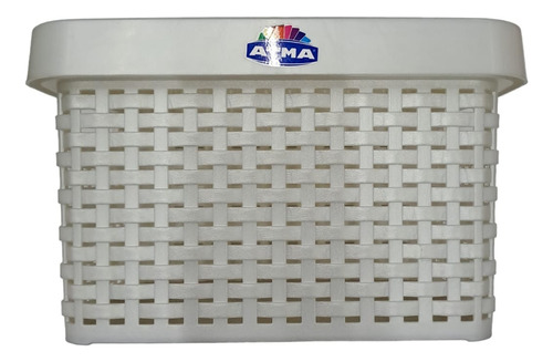 Caja Cesto Organizador Rattan N°2 Atma 24,5 X 17,5 X 16,5 Cm