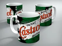 Comprar Taza De Ceramica Castrol Aceites Mecanicos Vintage