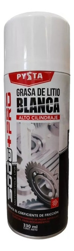 Lubricante Aerosol Alto Cilindraje Litio Pysta 330 Ml 