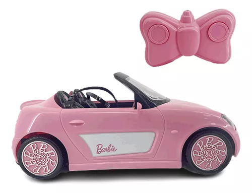 Carro da Barbie Rosa Controle Remoto 7Funções 4 + 1841 Candide no Shoptime