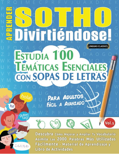 Libro: Aprender Sotho Divirtiéndose! - Para Adultos: Fácil A