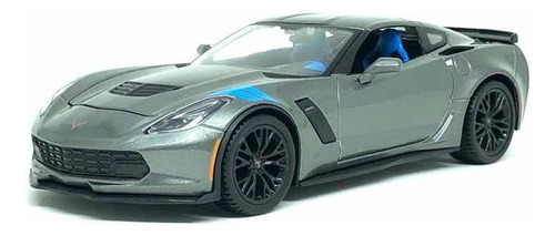 Miniatura Chevrolet Corvette Grand Sport 2017 1:24 Maisto Cor Cinza