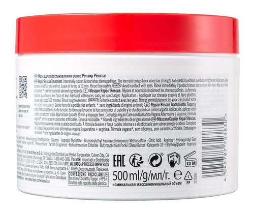 Schwarzkopf Repair Rescue Bc Clean Shampoo 1l+ Máscara 500ml