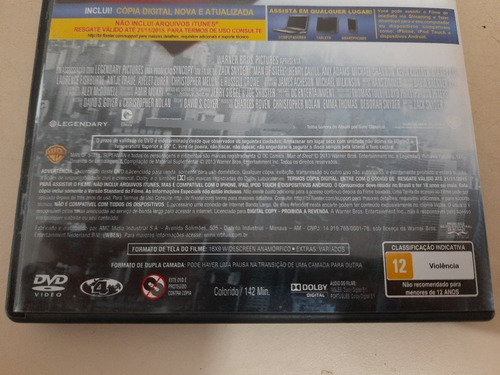 Dvd O Homem De Aço (Usado)