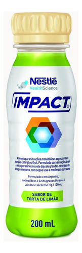 Impact 200ml - Nestle (kit Com 12 Unidades) Sabor Torta De Limão