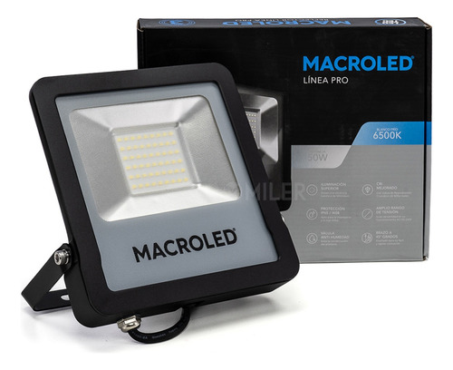 Reflector Led Pro 50w = 400w Ip65 Ideal Exterior Macroled