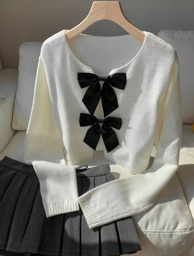 Sweaters Chaleco Oversize Sin Manga Cuello V Importado Mujer