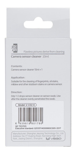 Líquido Para Limpieza Sensor Vsgo Cámara Reflex Mirrorles
