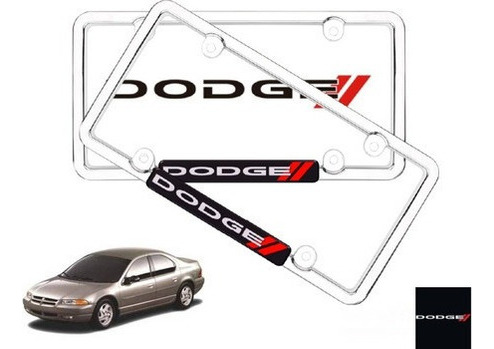 Par Porta Placas Dodge Stratus 2.5 1996 A 2000 Original