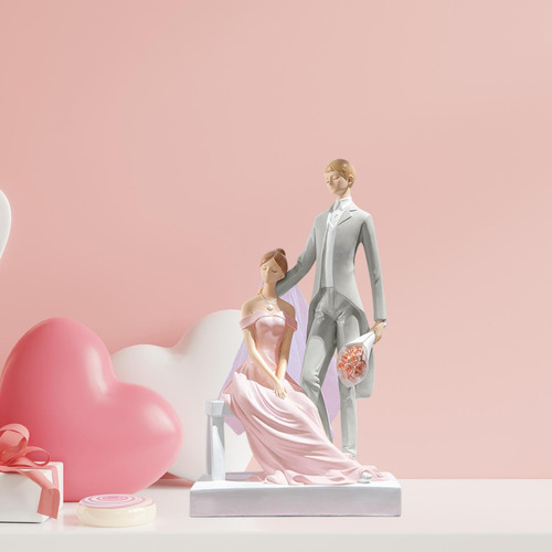 Figuritas De Amantes, Escultura De Pareja, Decoración Del