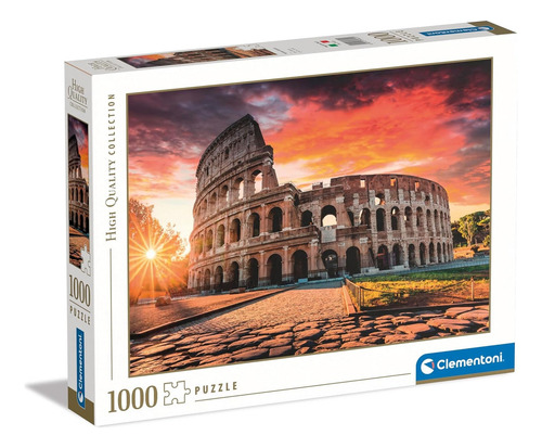 Rompecabezas 1000 Piezas Paisaje Coliseo De Roma Clementoni