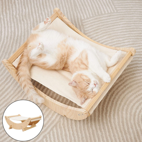 Imagen 4 de 7 de Cama Tipo Hamaca Para Gatos, Cama Tipo Hamaca Para Rascar