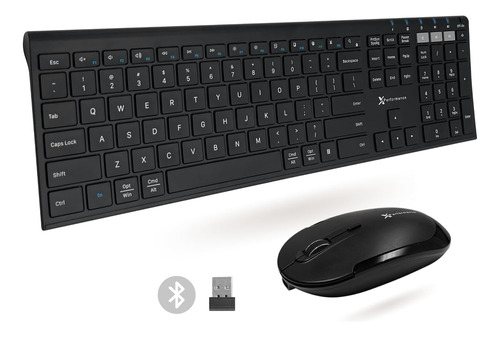 Combo Teclado Y Mouse Inalámbrico Dual X9 (bt + 2.4g) Par 3