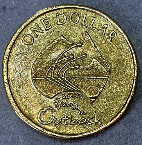 Moeda De One Dollar De 2002 Origem Austrália. Km#600 