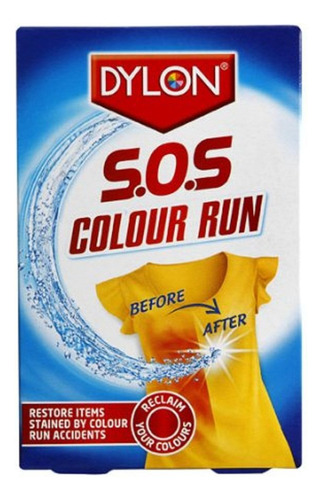 Dylon  Tinte Para Lavadora S.o.s Color Run Polvo Ph Caja 6