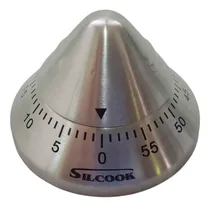 Comprar Timer Analogico De Cocina Forma Piramidal De Acero 60 Min