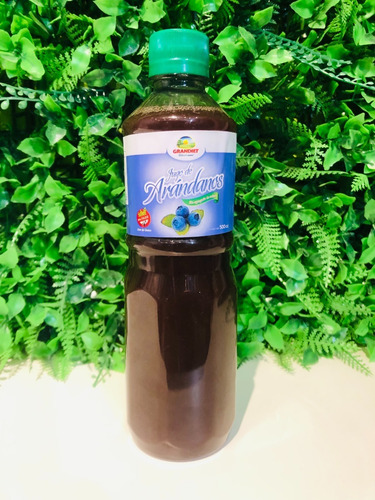 Imagen 2 de 4 de Jugo Puro De Arándano Sin Azúcar Grandiet 500ml Sin Tacc