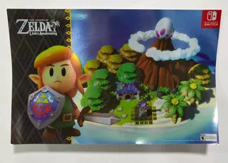 Poster Oficial Nintendo The Legend Of Zelda Links Awekening