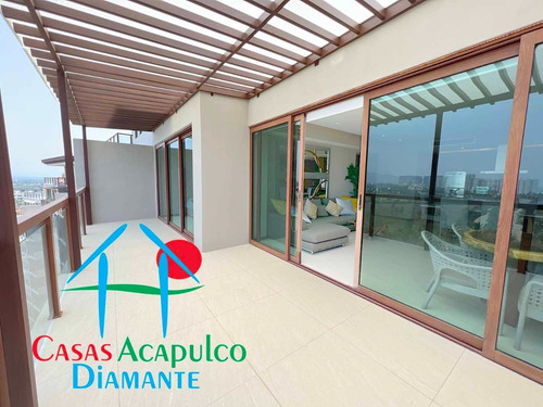 Imagen 9 de 30 de Cad La Isla Fiji T 12. Terraza Con Pérgola Y Vista Al Mar