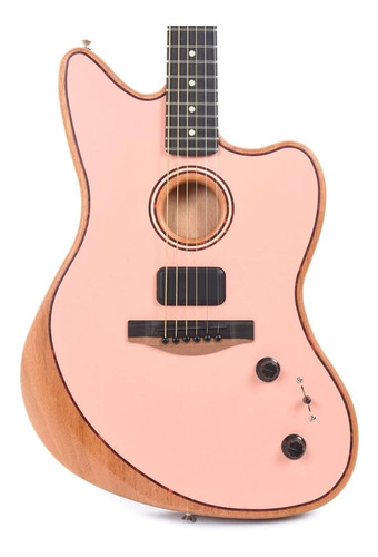 Guitarra Fender Acoustasonic Player Jazzmaster Shell Pink