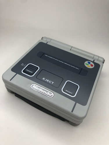Gameboy Advance Sp Mod Pantalla Ips 8 Brillos 6 Mod Color Snes (Usado)