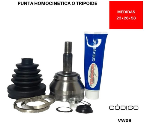 Punta Tripoide Volkswagen Golf Gl1.8 L1781 4 - Sohc 8 1987