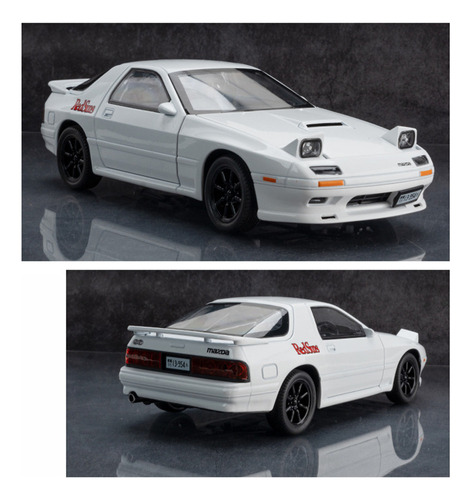 L Initial D Mazda Savanna Rx-7 Fc Miniatura Metal Coche 1/24