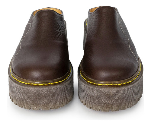 Zueco Cuero Mujer Chinela Sandalia Zapato Clasico Briganti