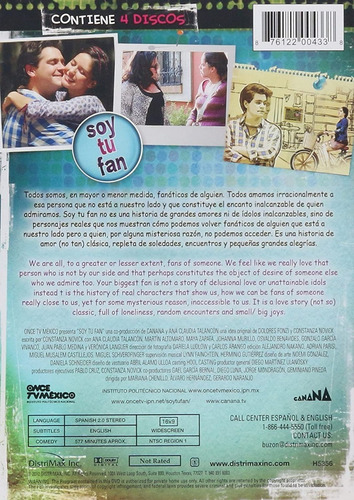 Imagen 2 de 3 de Soy Tu Fan Temporada 1 Dvd Serie Nuevo