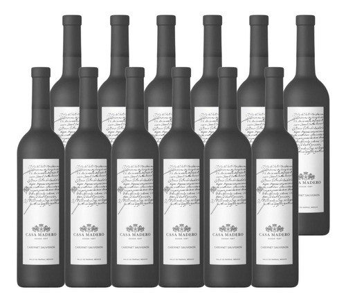 Caja De 12 Vino Tinto Casa Madero Cabernet Sauvignon 750 Ml