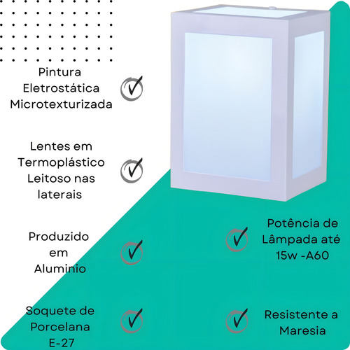 Arandela Bolt 5 Fachos 290 Branco - Ideal