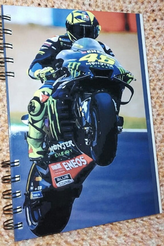 Libreta Tapa Dura Valentino Rossi