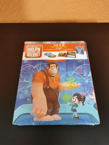 Wifi Ralph Breaks The Internet 4k + Blu Ray Edición Limitada