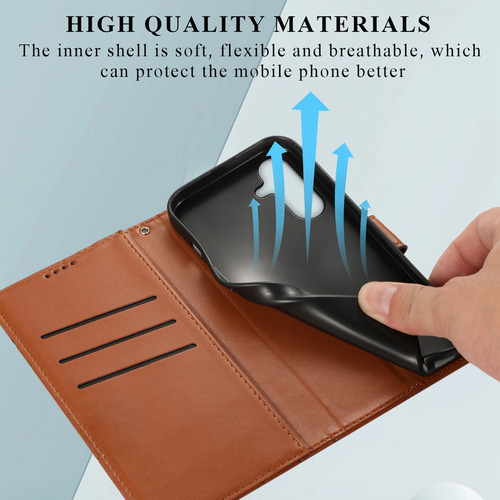 Funda Para Teléfono Samsung Galaxy A56 A36 A26 A16, Funda Tipo Bolsa Con Ranura En Forma De A