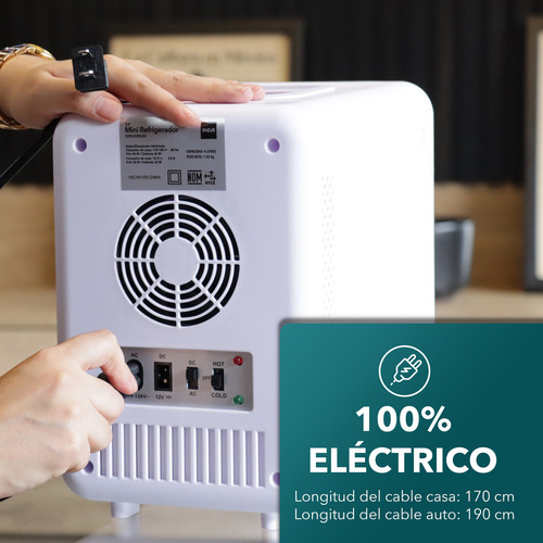 Rca Mini Refrigerador Con Espejo Rc-4e Color Blanco