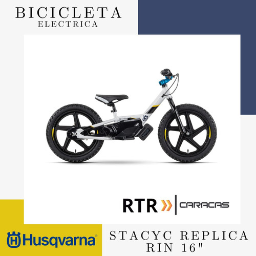 Bicicleta Electrica Rin 16  Husqvarna Stacyc Incluye Casco